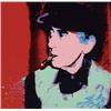 Image 1 : ANDY WARHOL     (1928-1987)     MAN RAY     signed “Andy Warhol” and numbered of 100 on the reverse 