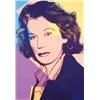Image 1 : ANDY WARHOL     (1928-1987)     MILDRED SCHEEL     silkscreen on paper with diamond dust     30 1/2 