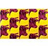 Image 1 : ANDY WARHOL     (1928-1987)     COW WALLPAPER     signed and stamped “Andy Warhol” on label adhered 