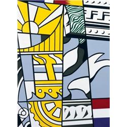 ROY LICHTENSTEIN     (1923-1997)     BICENTENNIAL PRINT      (FROM AMERICA: THE THIRD CENTURY)     c