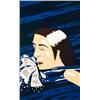 Image 1 : ALEX KATZ     (b. 1927)     OLYMPIC SWIMMER     color silkscreen on paper     40 x 25 in. (101.6 x 6