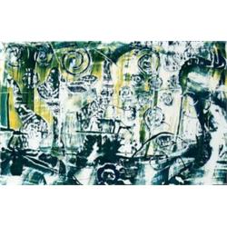 Property From A Private German Collection     PHILIP TAAFFE     (b. 1951)     UNTITLED     oil and l