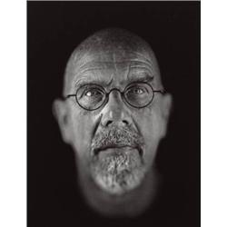 CHUCK CLOSE     (b. 1940)     SELF-PORTRAIT     signed, numbered and dated “52/70 Chuck Close 2000” 
