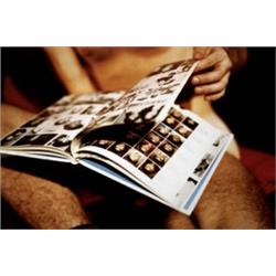 JEFF BURTON     (b. 1963)     UNTITLED #139 (YEARBOOK)     signed “Jeff Burton” on label adhered to 