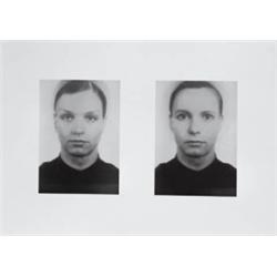 THOMAS RUFF     (b. 1958)     ANDERE DOPPELPORTRAIT I     signed and numbered of 40     silkscreen o