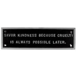 Property from a private collection Germany     JENNY HOLZER     (b. 1950)     SAVOR KINDNESS BECAUSE