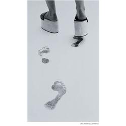 ABIGAIL LANE     (b. 1967)     UNTITLED     four black and white photographs mounted on aluminum    