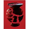 Image 1 : SARAH CHARLESWORTH     (b. 1947)     UNTITLED (BROKEN RED VASE)     blindstamp with initials on imag
