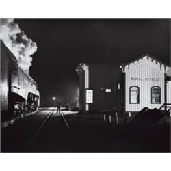 WINSTON LINK     (1914-2000)     BIRMINGHAM SPECIAL AT RURAL RETREAT, VIRGINIA     signed and dated 