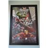 Image 1 : Large Framed Marvel "Avengers" Print
