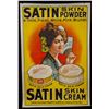 Image 1 : Vintage "Satin Skin Powder/Cream" General Store Poster