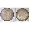 Image 1 : 2 CH BU TONED MORGAN DOLLARS  1896, 04-O