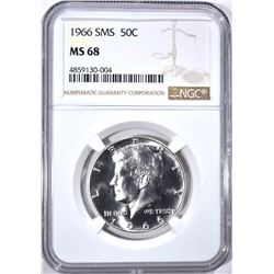 1966 SMS KENNEDY HALF DOLLAR NGC