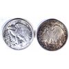 Image 2 : 1 - 1945-S & 1-1945 WALKING LIBERTY HALF DOLLARS