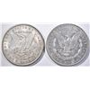 Image 2 : 1887 & 1900 MORGAN SILVER DOLLARS, CH BU