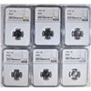 Image 1 : 6-NGC GRADED PF-67 ROOSEVELT DIMES: