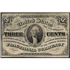 Image 1 : March 3, 1863 Three Cents Third Issue Fractional Currency Note