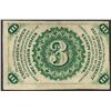 Image 2 : March 3, 1863 Three Cents Third Issue Fractional Currency Note