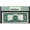 Image 2 : 1899 $1 Black Eagle Silver Certificate Note Fr.236 PCGS Choice About New 55