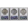 Image 2 : Lot of (3) 1983Mo Mexico Libertad Onza Silver Coins NGC MS65