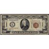 Image 1 : 1934 $20 Hawaii WWII Emergency Issue Federal Reserve Note