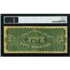 Image 2 : 1861 $5 Demand Note Philadelphia Fr.2 PMG Very Fine 25