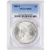 Image 1 : 1881-S $1 Morgan Silver Dollar Coin PCGS MS65