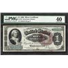 Image 1 : 1886 $1 Martha Washington Silver Certificate Note Fr.219 PMG Extremely Fine 40