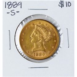 1889-S $10 Liberty Head Eagle Gold Coin