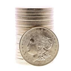 Roll of (20) Brilliant Uncirculated 1921 Morgan Silver Dollar Coins