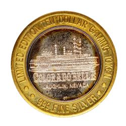 .999 Silver Colorado Belle Laughlin, Nevada $10 Casino Limited Edition Gaming To