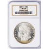 Image 1 : 1880-S $1 Morgan Silver Dollar Coin NGC MS66 AMAZING TONING