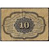 Image 2 : July 17, 1862 10 Cents First Issue Fractional Currency Note