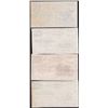 Image 2 : Lot of (4) 1862 Summit County Bank Fractional Obsolete Notes