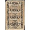 Image 1 : Uncut Sheet of 1800's $20 Canal Bank Obsolete Notes