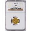 Image 1 : 1850 $2 1/2 Liberty Head Quarter Eagle Gold Coin NGC XF45