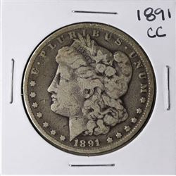1891-CC $1 Morgan Silver Dollar Coin