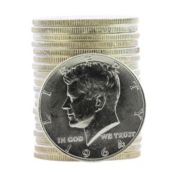Roll of (20) 1964-D Brilliant Uncirculated Kennedy Half Dollar Coins