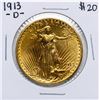 Image 1 : 1913-D $20 St. Gaudens Double Eagle Gold Coin