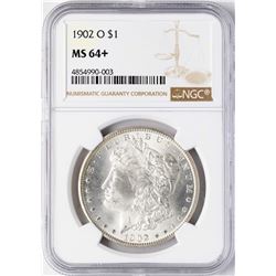 1902-O $1 Morgan Silver Dollar Coin NGC MS64+