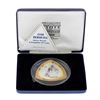 Image 2 : 1998 Bermuda $9 Triangle Silver Proof Coin w/ Box & COA