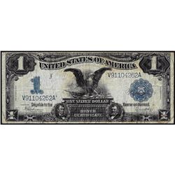1899 $1 Black Eagle Silver Certificate Note