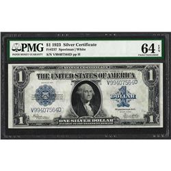 1923 $1 Silver Certificate Note Fr.237 Choice Uncirculated 64EPQ