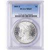 Image 1 : 1881-S $1 Morgan Silver Dollar Coin PCGS MS65