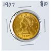 Image 1 : 1907 $10 Liberty Head Eagle Gold Coin