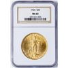 Image 1 : 1924 $20 St. Gaudens Double Eagle Gold Coin NGC MS63