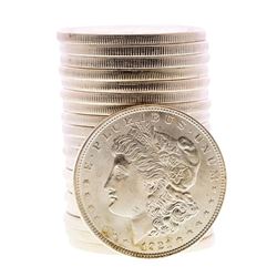 Roll of (20) Brilliant Uncirculated 1921 Morgan Silver Dollar Coins