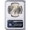 Image 2 : 1923 $1 Peace Silver Dollar Coin NGC MS63
