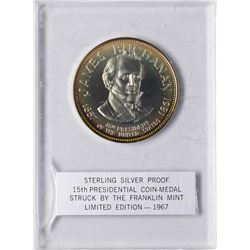 1967 Limited Edition Sterling Silver Proof Presidential Medal