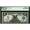 Image 1 : 1899 $1 Black Eagle Silver Certificate Note Fr.232 PCGS Superb Gem New 67PPQ